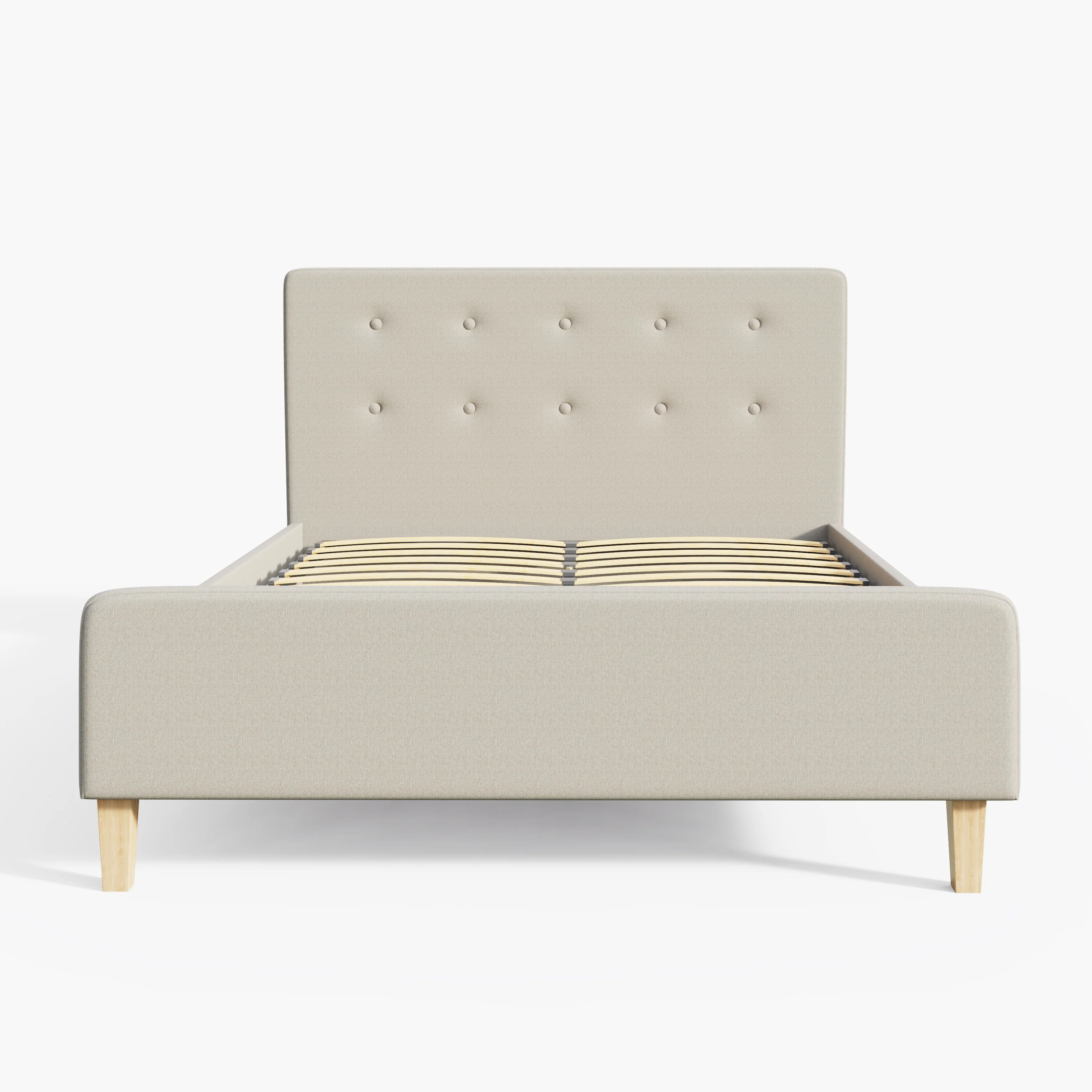 Ashbourne Double Bed Natural 5 x 7ft - Image 3