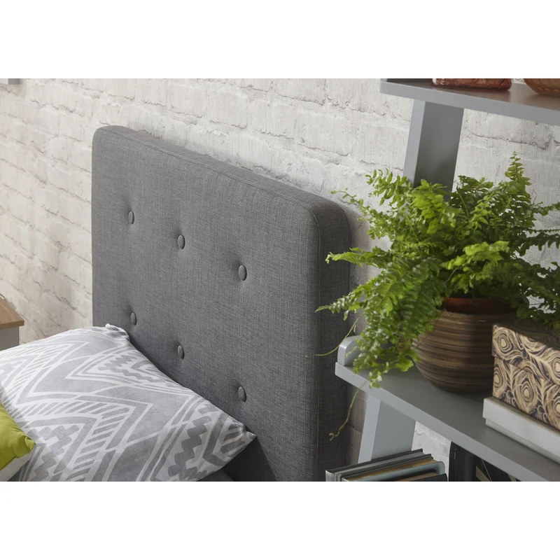 Ashbourne Single Bed Grey 3 x 7ft - Image 6