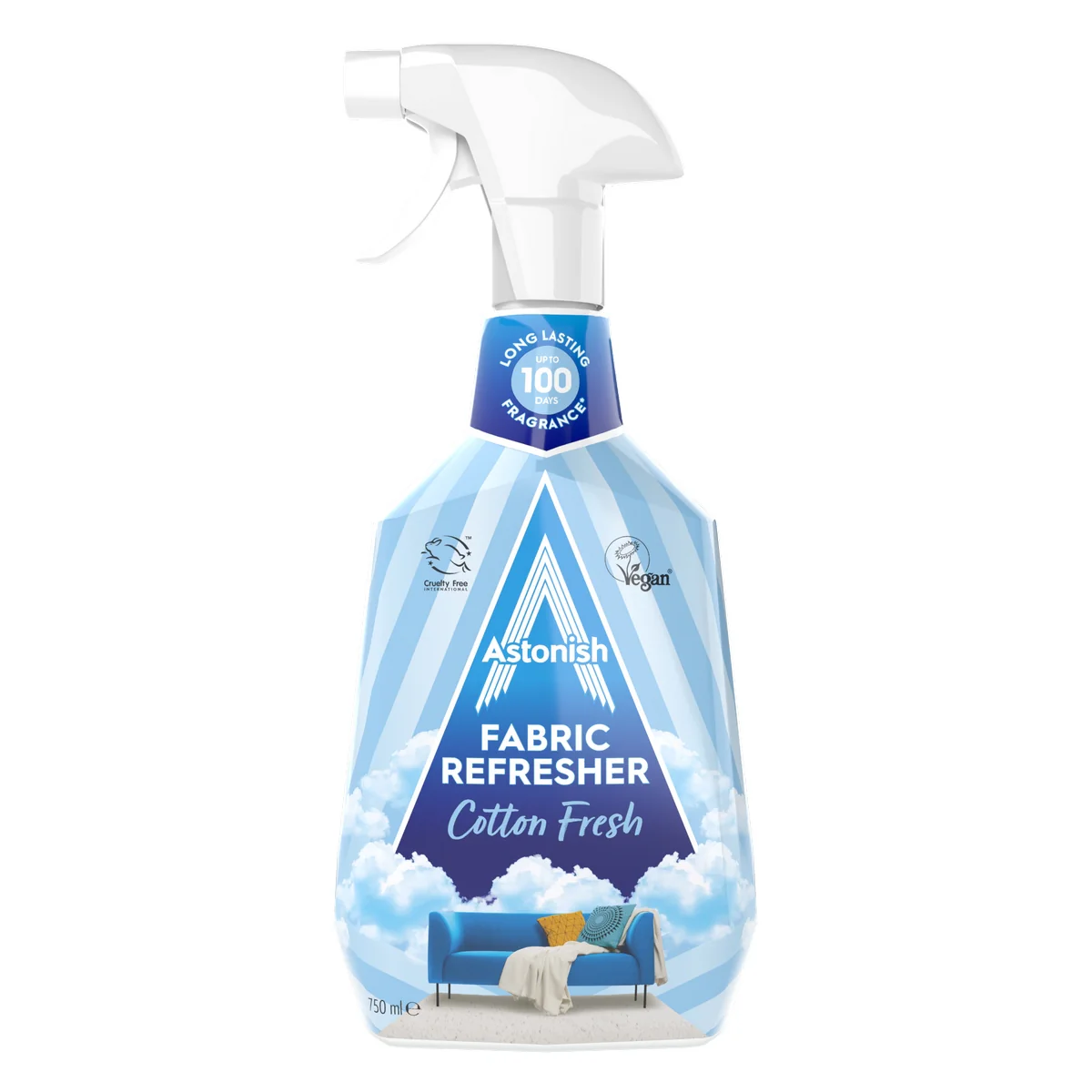 Astonish Fabric Refresher Spray Cotton Fresh - 750ml