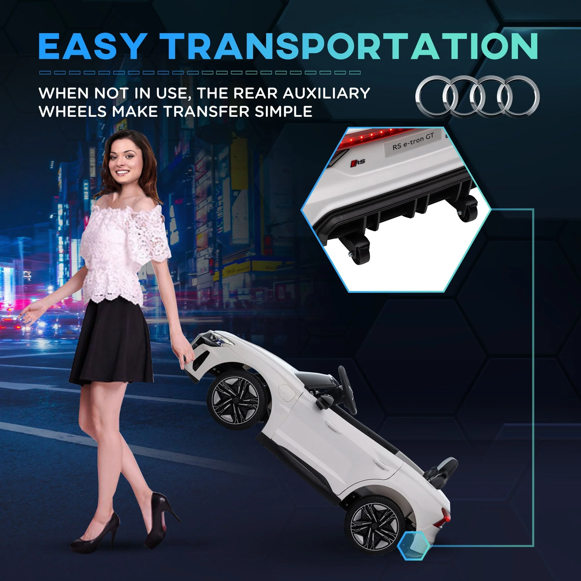 Audi Licensed 12V Kids Electric Ride-On - Image 6