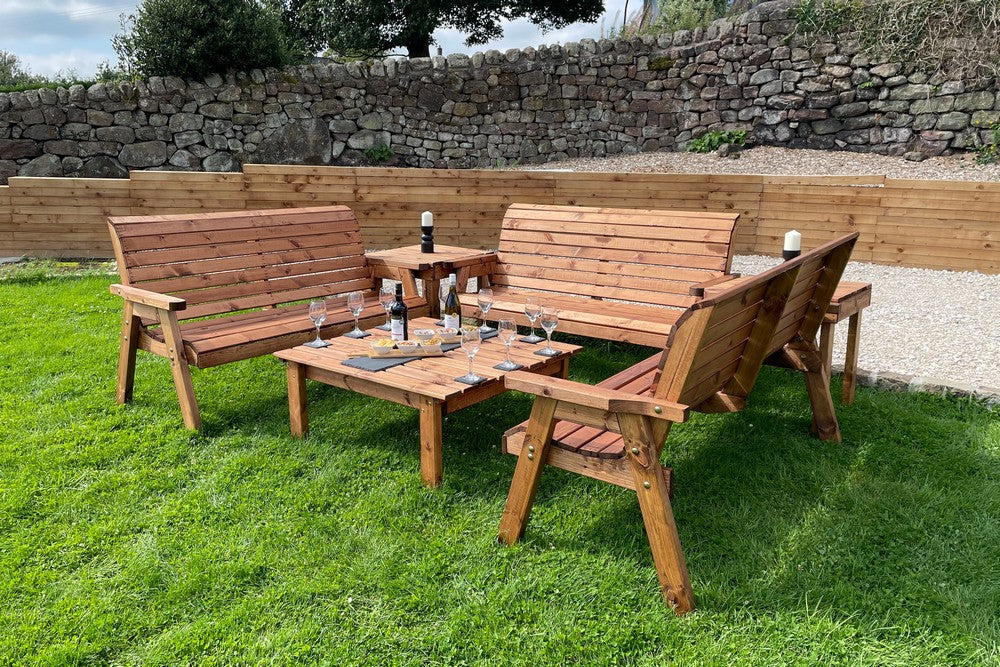 Balmoral Garden Furniture Set by Charles Taylor - 9 Seats - Image 11