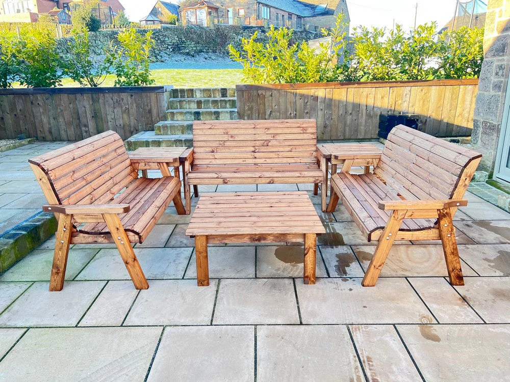 Balmoral Garden Furniture Set by Charles Taylor - 9 Seats - Image 2