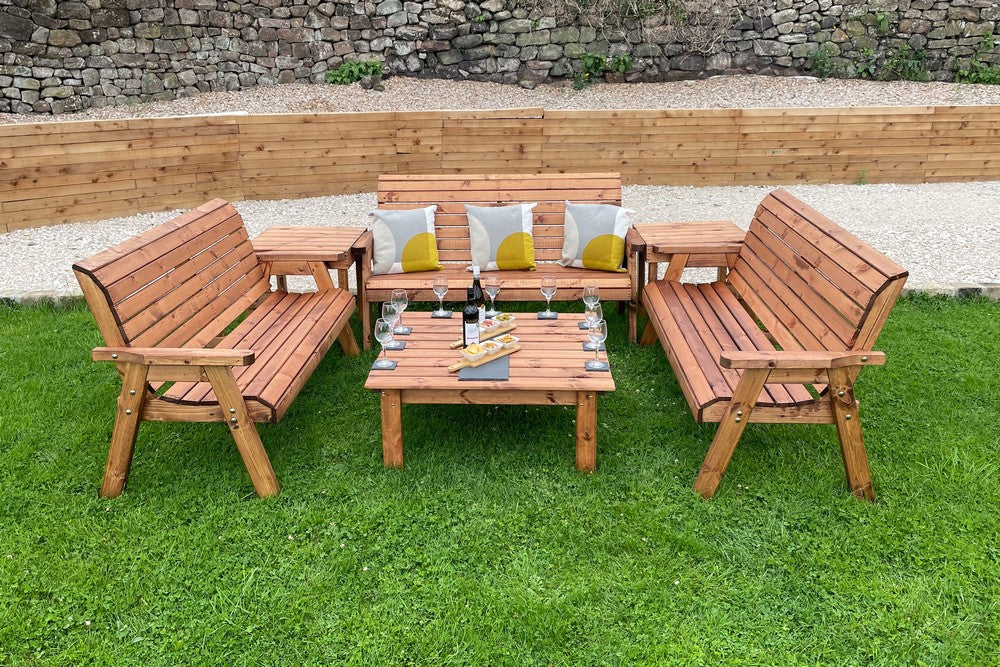 Balmoral Garden Furniture Set by Charles Taylor - 9 Seats - Image 3