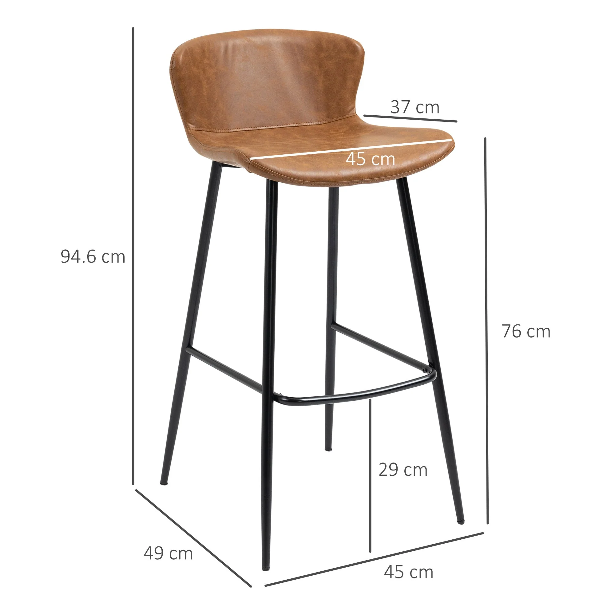 Bar Stools Set of 2 - Image 3