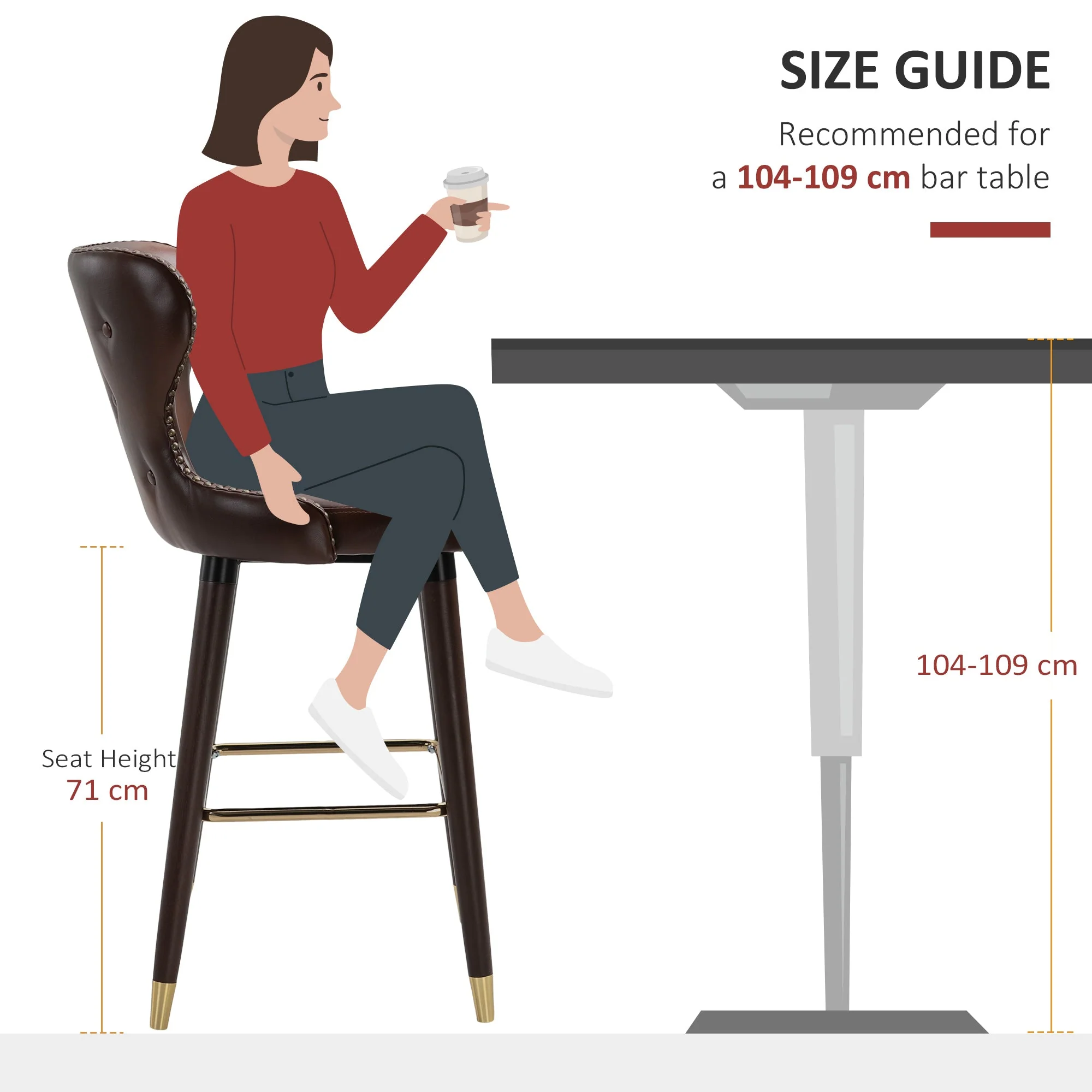 Bar Stools Set of 2 - Image 7