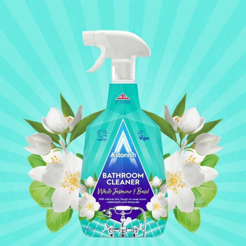 Bathroom Cleaner White Jasmine and Basil 750ml - Image 3