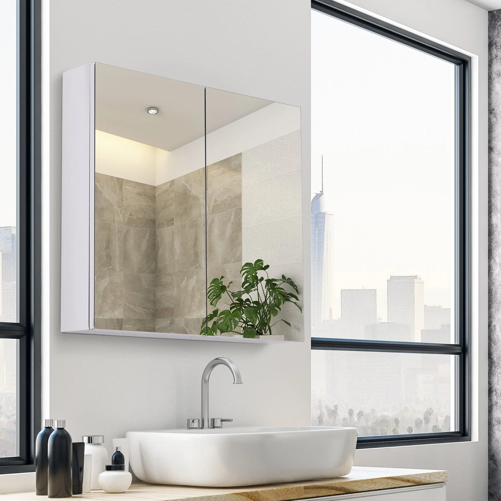 Bathroom Mirror Cabinet - Image 9