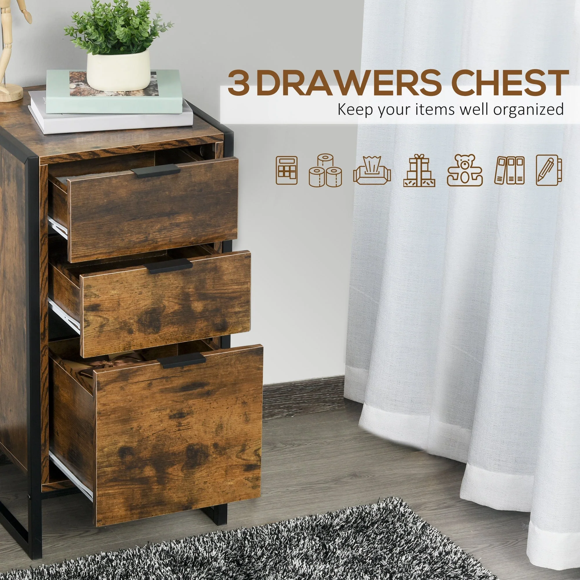 Bedroom Chest of Drawers - Image 3