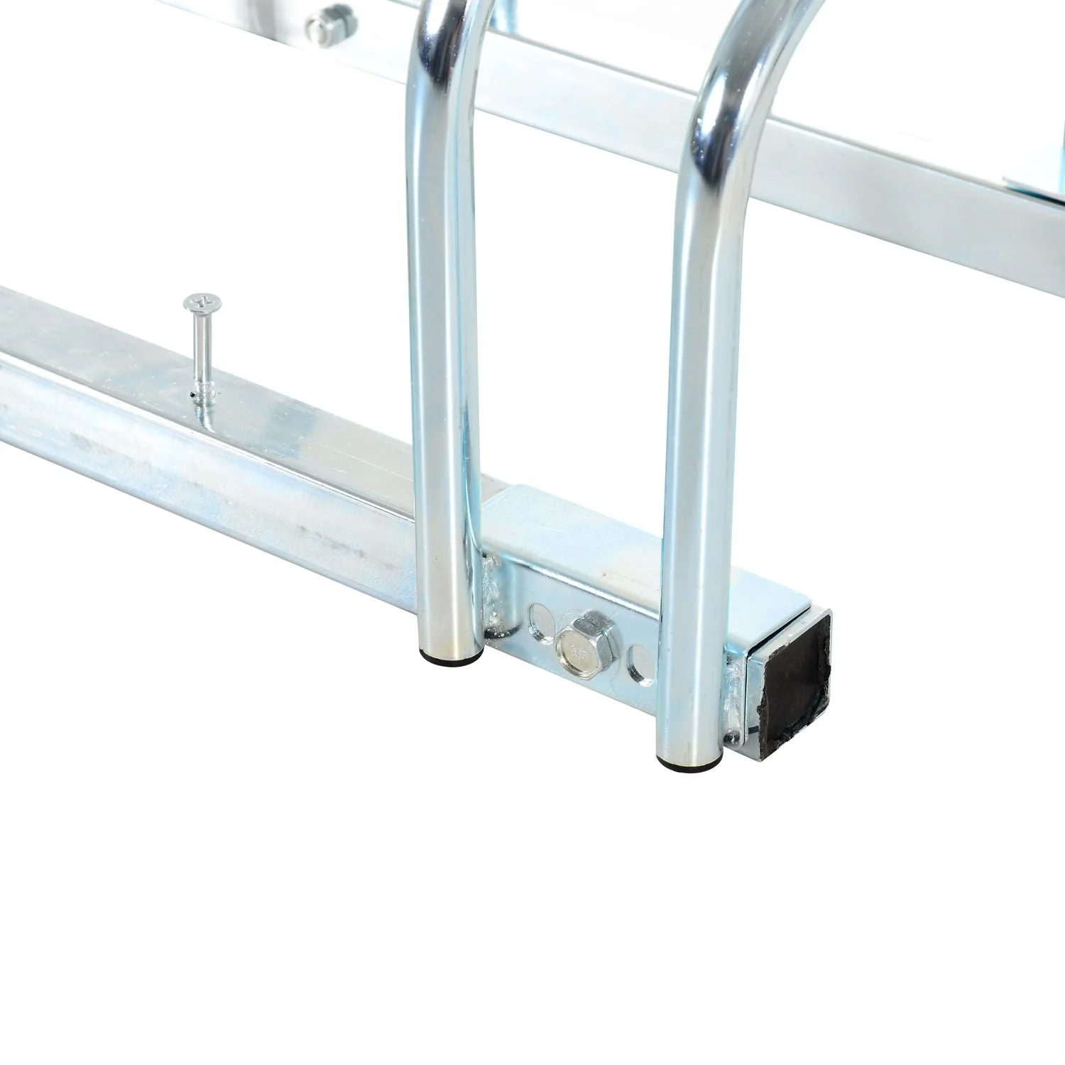 Bike Stand Parking Rack Floor or Wall Mount Bicycle Cycle Storage Locking Stand 4 Racks - Image 8