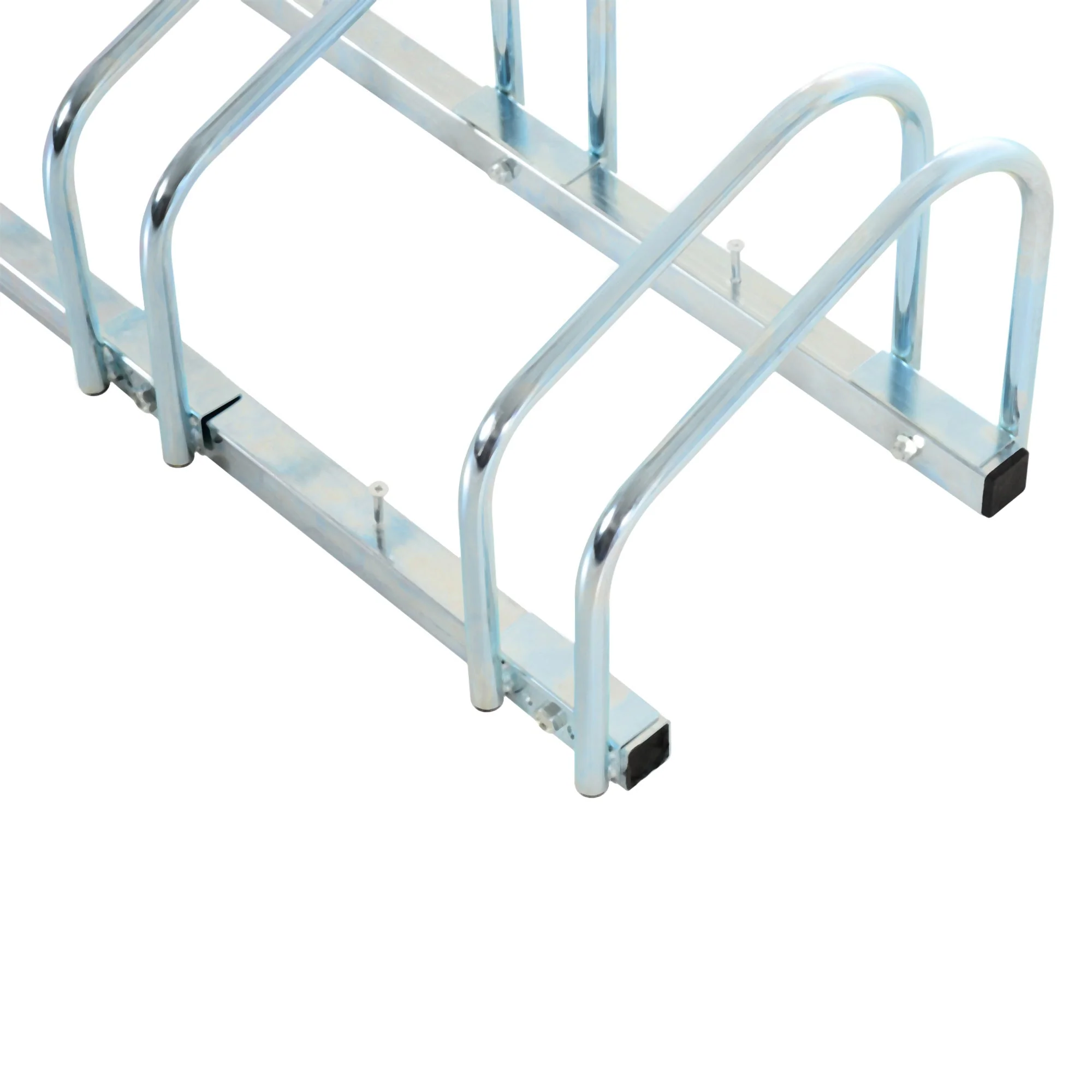 Bike Stand Parking Rack Floor or Wall Mount Bicycle Cycle Storage Locking Stand 5 Racks - Image 9