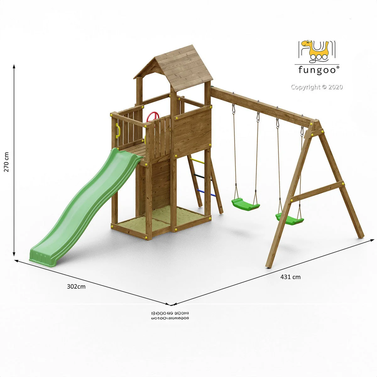Boomer Garden Playfort by Shire - Image 4