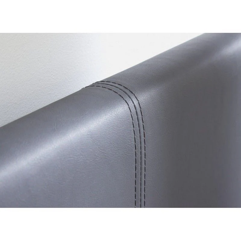 Bugi Single Bed Faux Leather Grey 3 x 7ft - Image 2