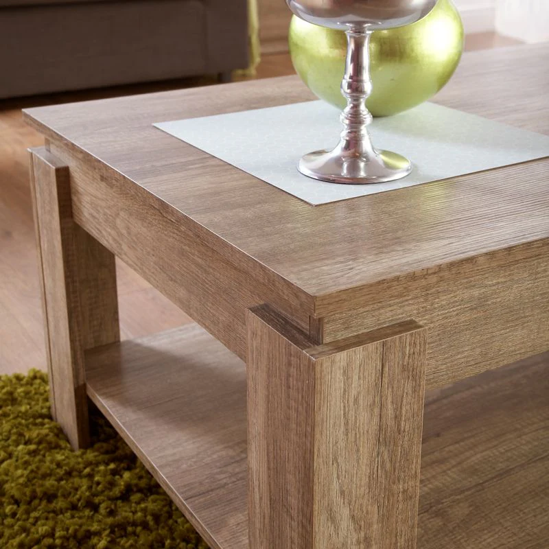 Canyon Coffee Table Natural 1 Shelf - Image 4