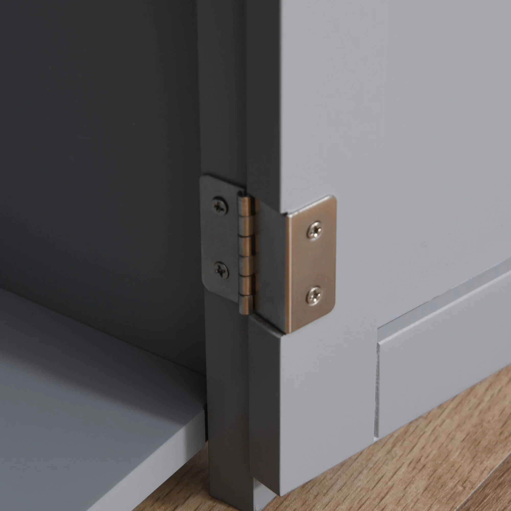Cat Litter Box Unit Grey by Pawhut - Image 8