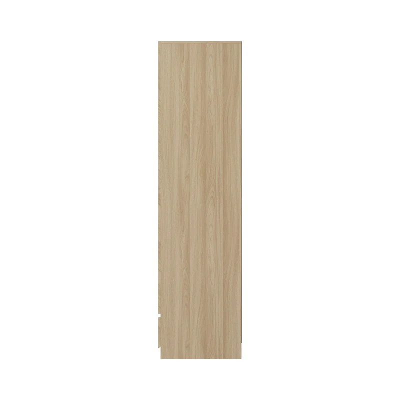 Catania Tall Wardrobe Light Brown 2 Doors 1 Drawer - Image 3