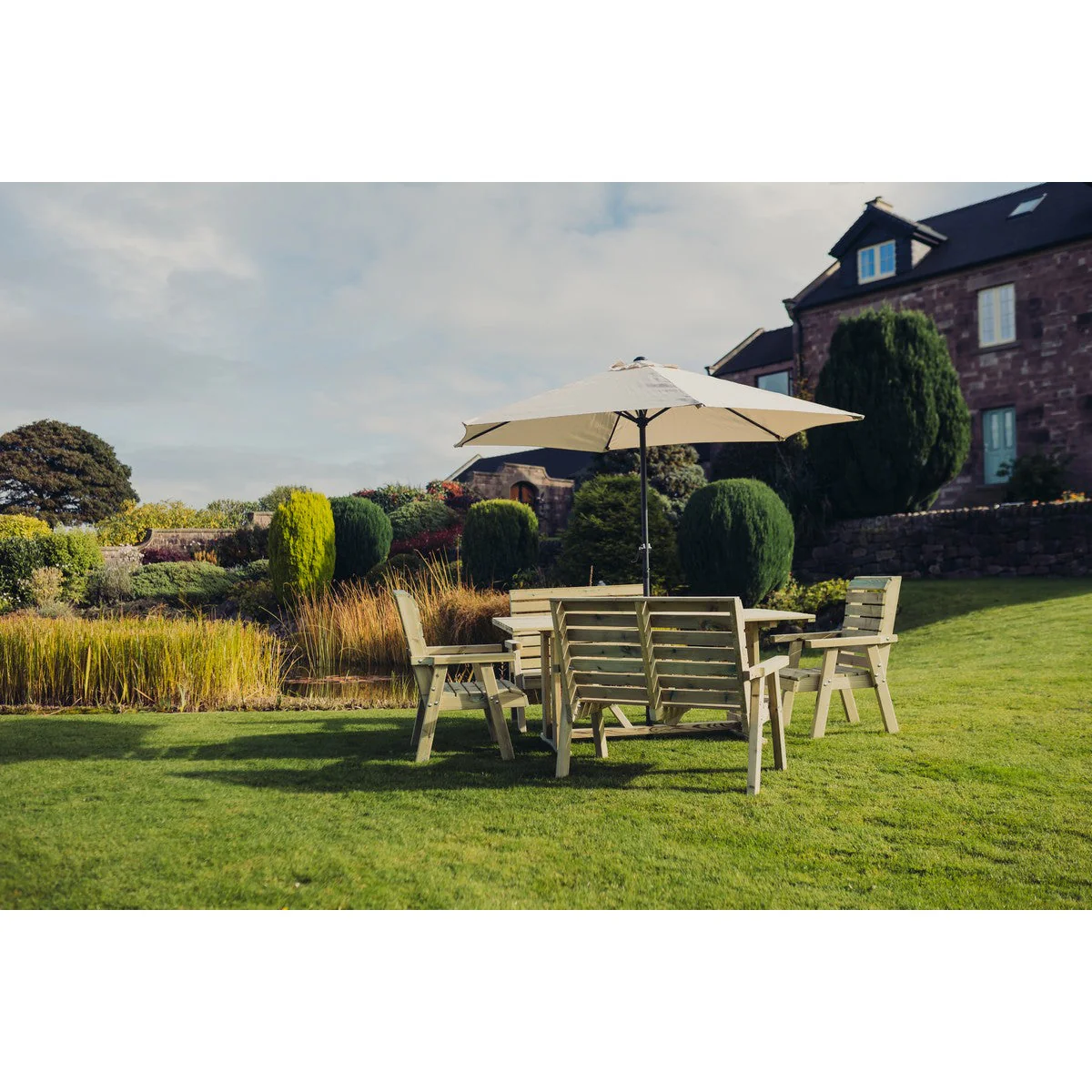 Clover Garden Patio Dining Set by Churnet Valley - 6 Seats - CLOT102 - Image 13