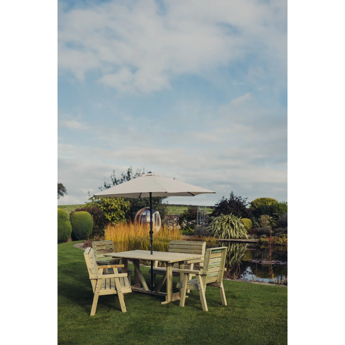 Clover Garden Patio Dining Set by Churnet Valley - 6 Seats - CLOT102 - Image 15
