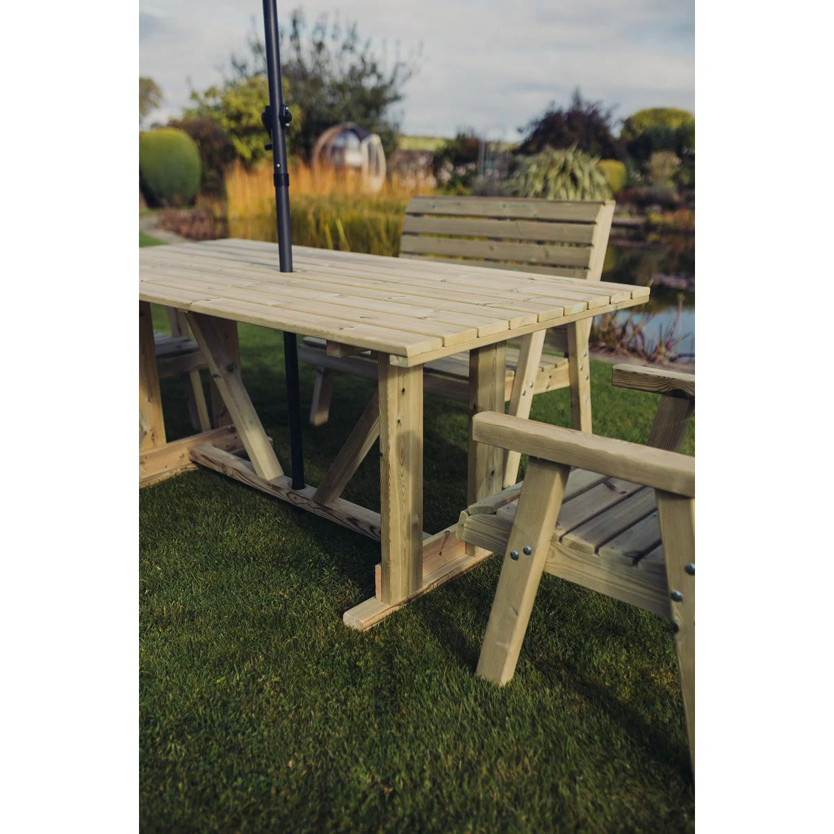 Clover Garden Patio Dining Set by Churnet Valley - 6 Seats - CLOT102 - Image 16