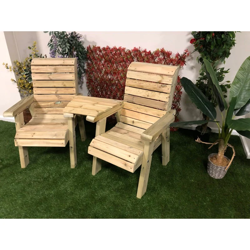 Clover Garden Tete a Tete by Croft - 2 Seats - Image 3