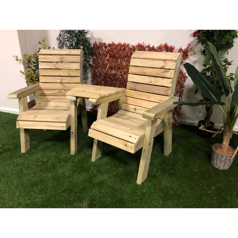 Clover Garden Tete a Tete by Croft - 2 Seats - Image 4