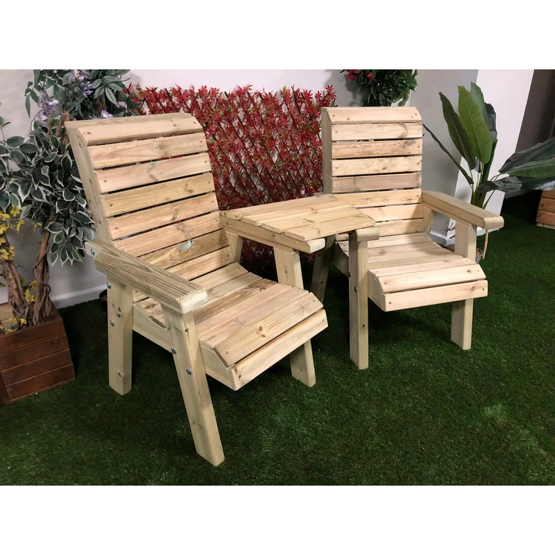 Clover Garden Tete a Tete by Croft - 2 Seats - Image 5