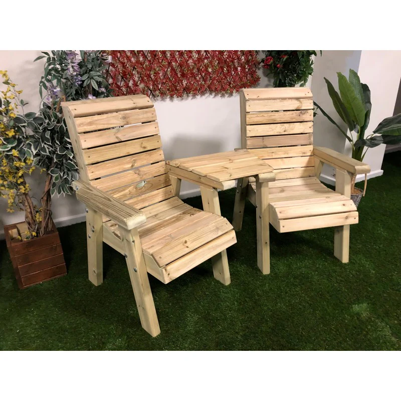 Clover Garden Tete a Tete by Croft - 2 Seats - Image 6