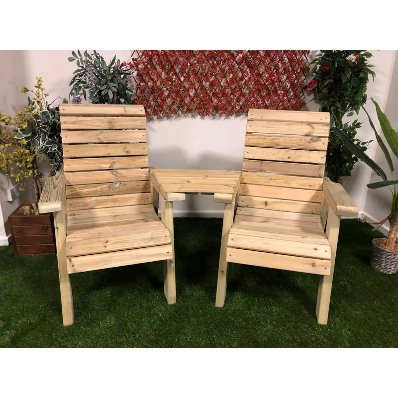 Clover Garden Tete a Tete by Croft - 2 Seats - Image 8