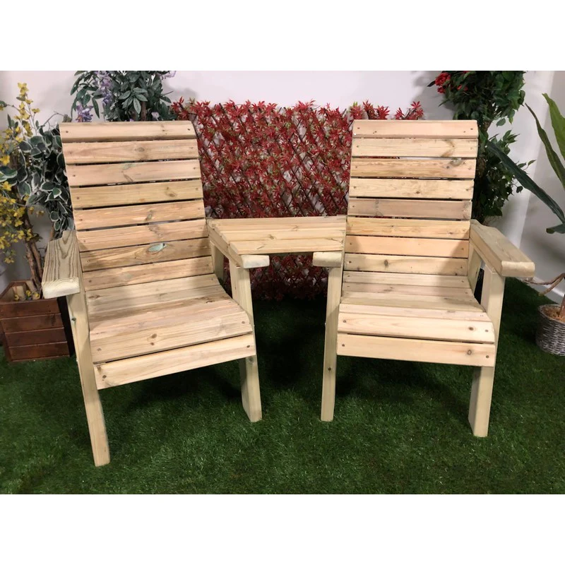 Clover Garden Tete a Tete by Croft - 2 Seats - Image 9