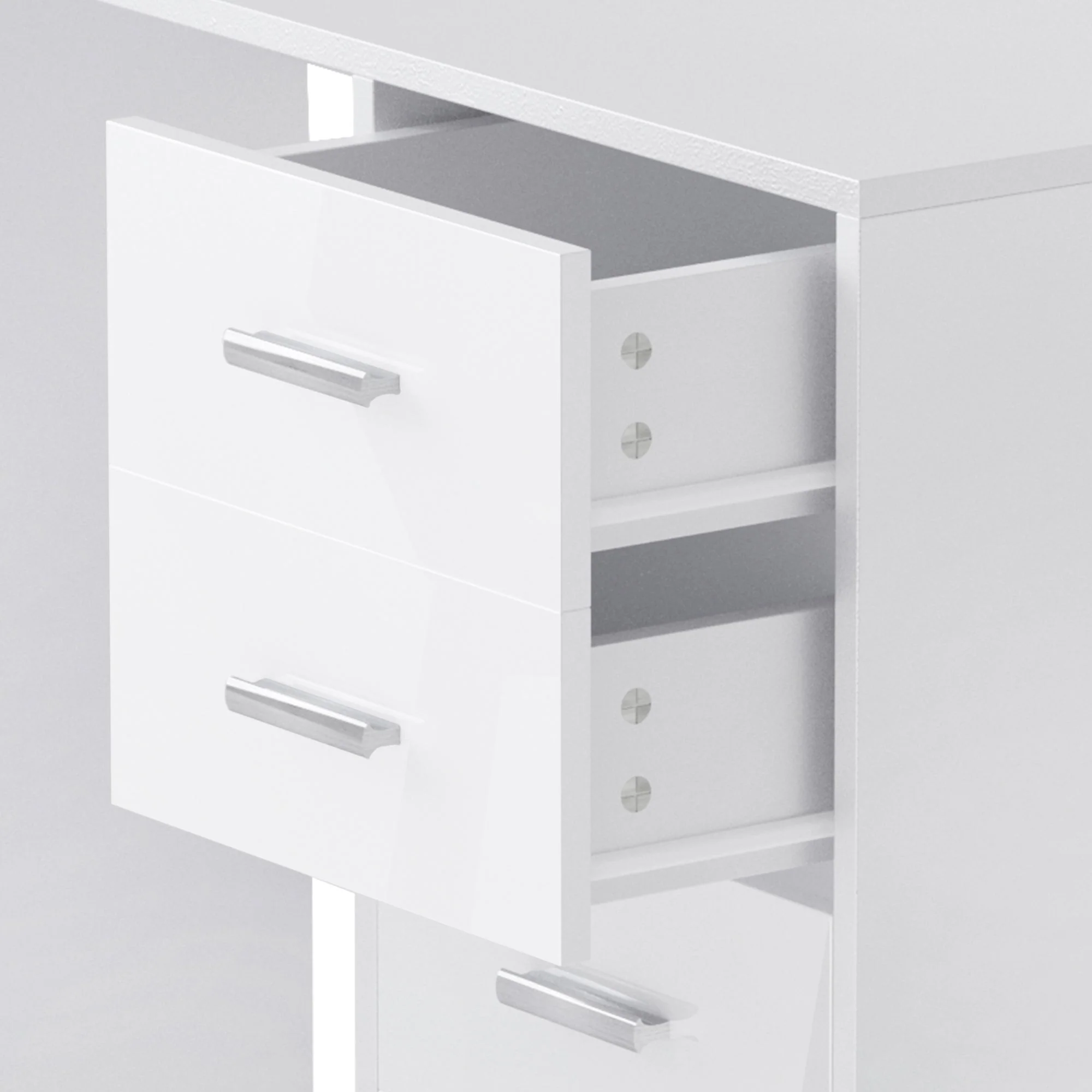 Computer Desk with Drawers - Image 7