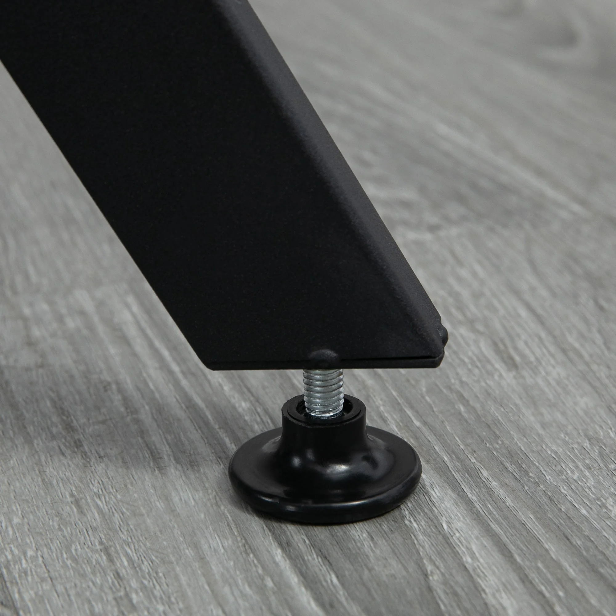 Dining Room Table with Black Legs Anti-slip Foot Pads for Living Room Dining Room 90 x 76 cm Brown - Image 7