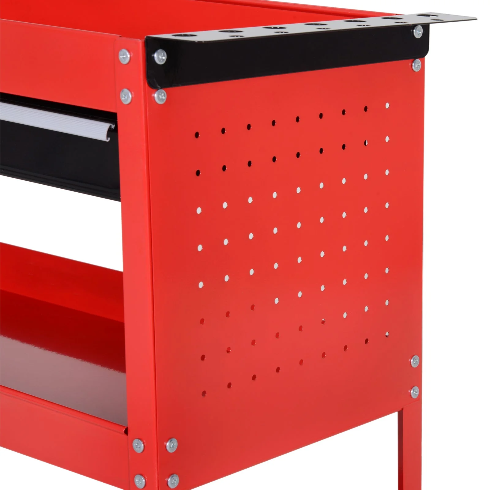DURHAND 3-Tier Tool Trolley Tool Storage Cart - Image 8