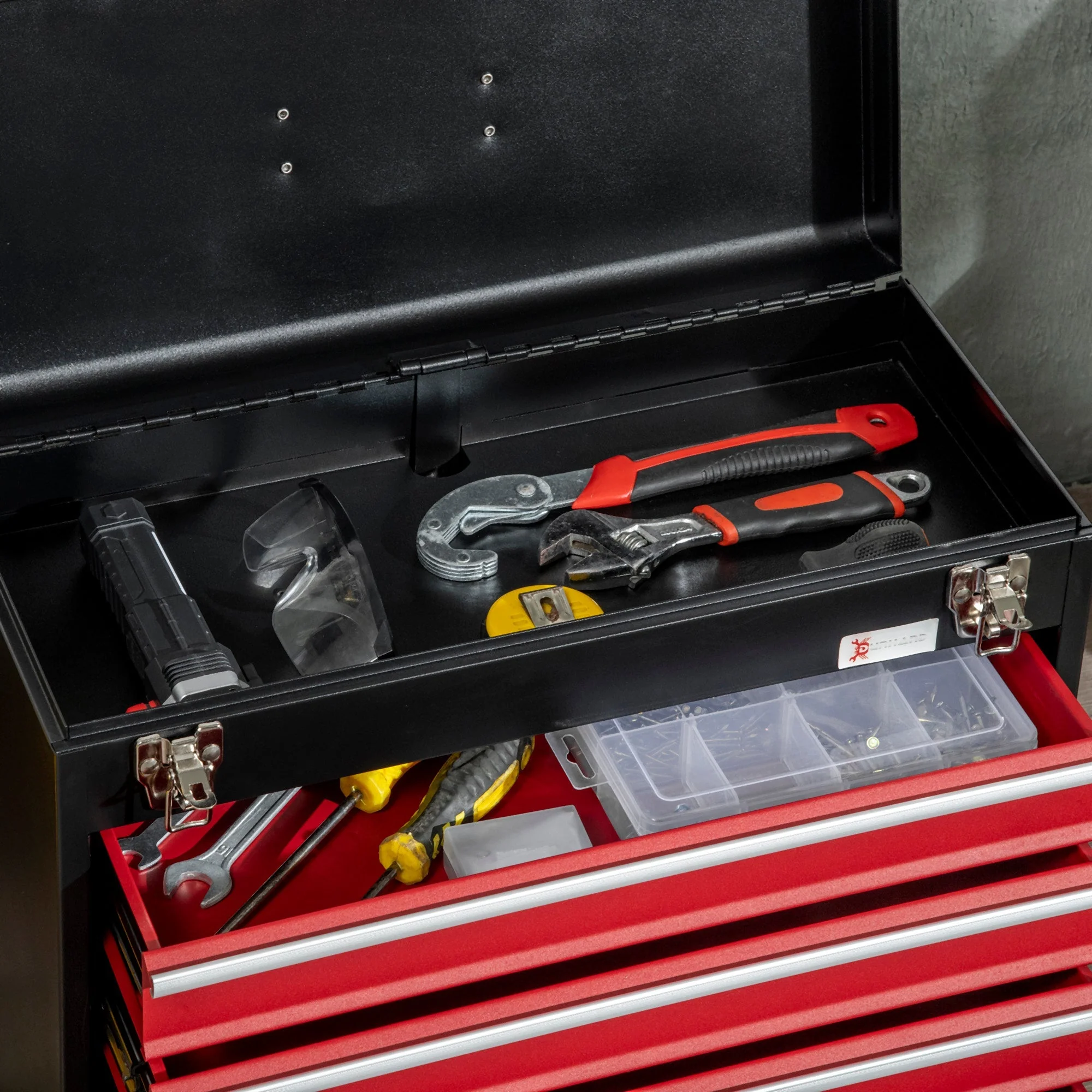 DURHAND 4 Drawer Tool Chest - Image 8