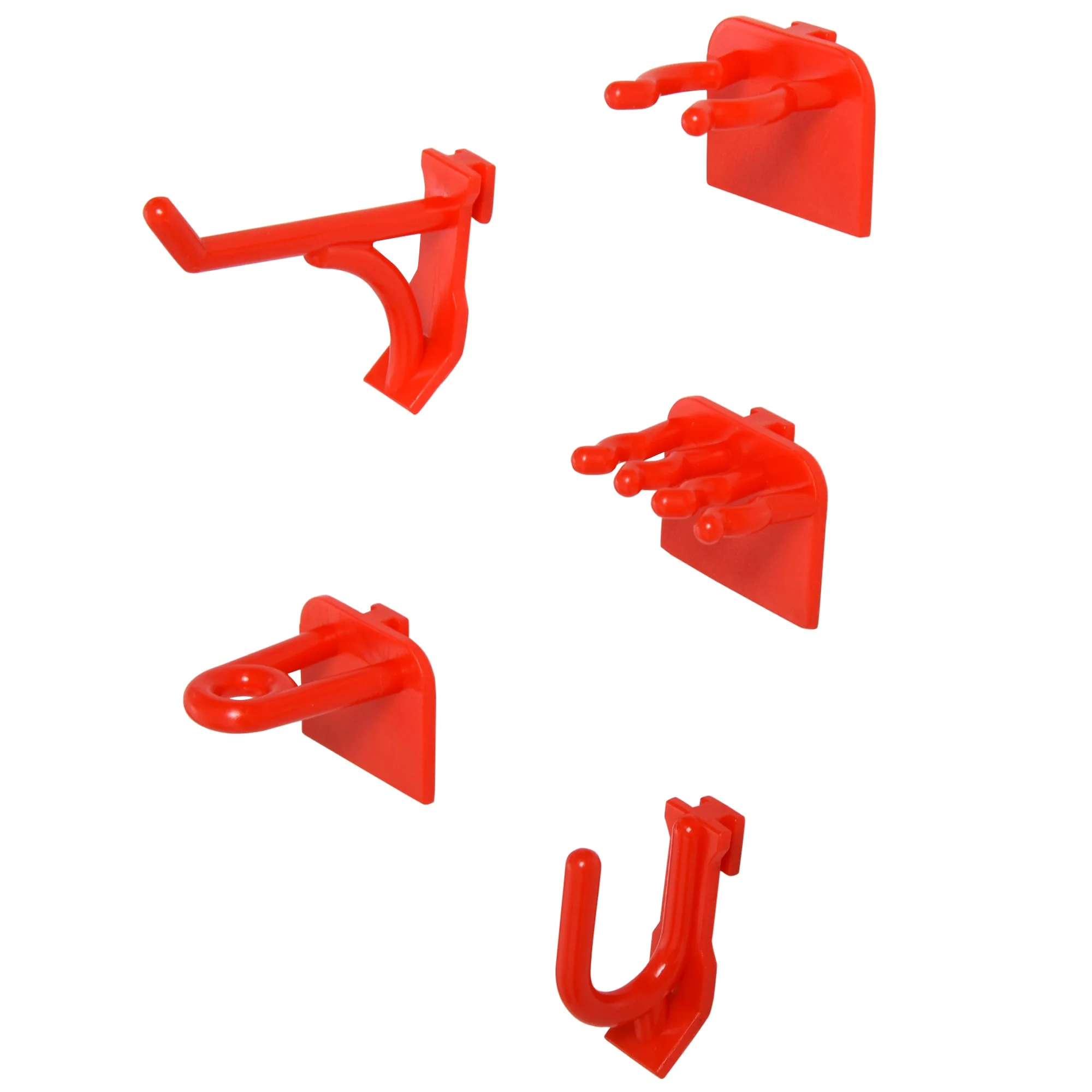 Durhand 54 Pcs On-Wall Tool Equipment Home Diy Garage Organiser Diy Grey/Red - Image 9