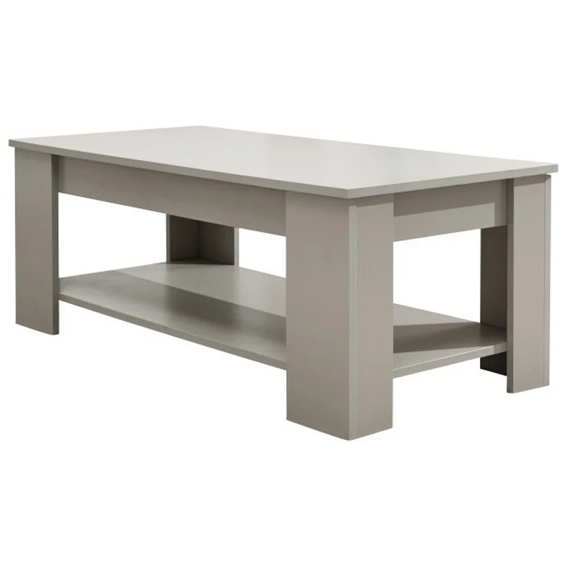 Ember Extending Coffee Table Grey 1 Shelf 105cm - Image 10