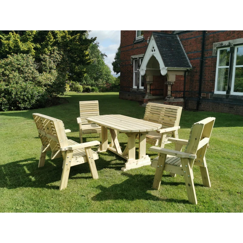 Ergo Garden Patio Dining Set by Croft - 6 Seats - Image 2