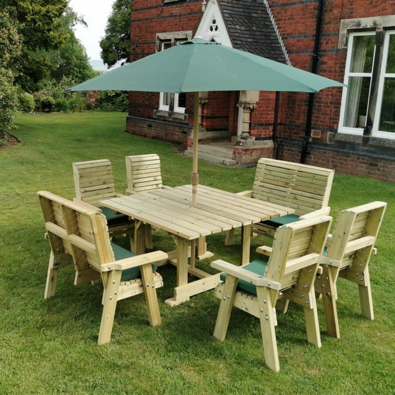 Ergo Garden Patio Dining Set by Croft - 8 Seats - Image 2