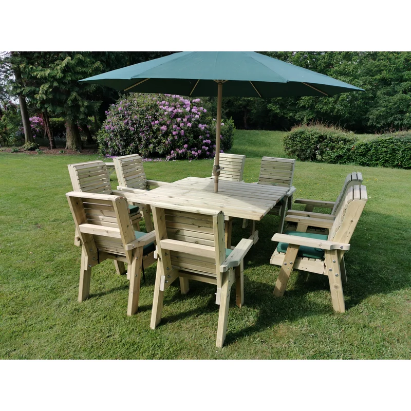 Ergo Garden Patio Dining Set by Croft - 8 Seats - Image 2