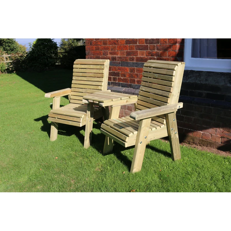Ergo Garden Tete a Tete by Croft - 2 Seats - Image 4