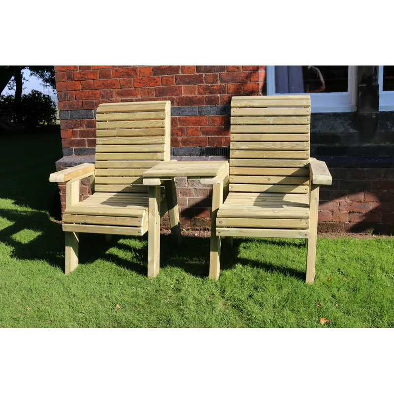 Ergo Garden Tete a Tete by Croft - 2 Seats - Image 3
