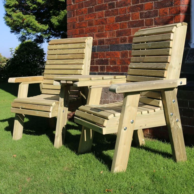 Ergo Garden Tete a Tete by Croft - 2 Seats - Image 5