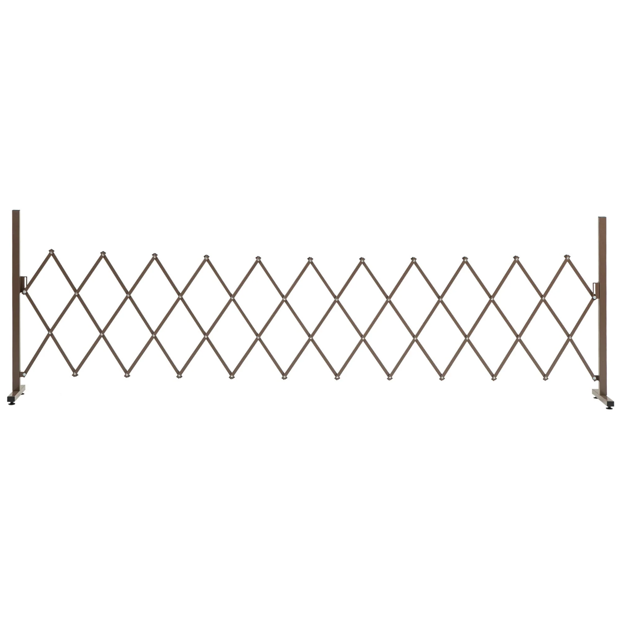 Expanding Trellis Fence Freestanding Movable Fence Foldable Garden Screen Panel Aluminum