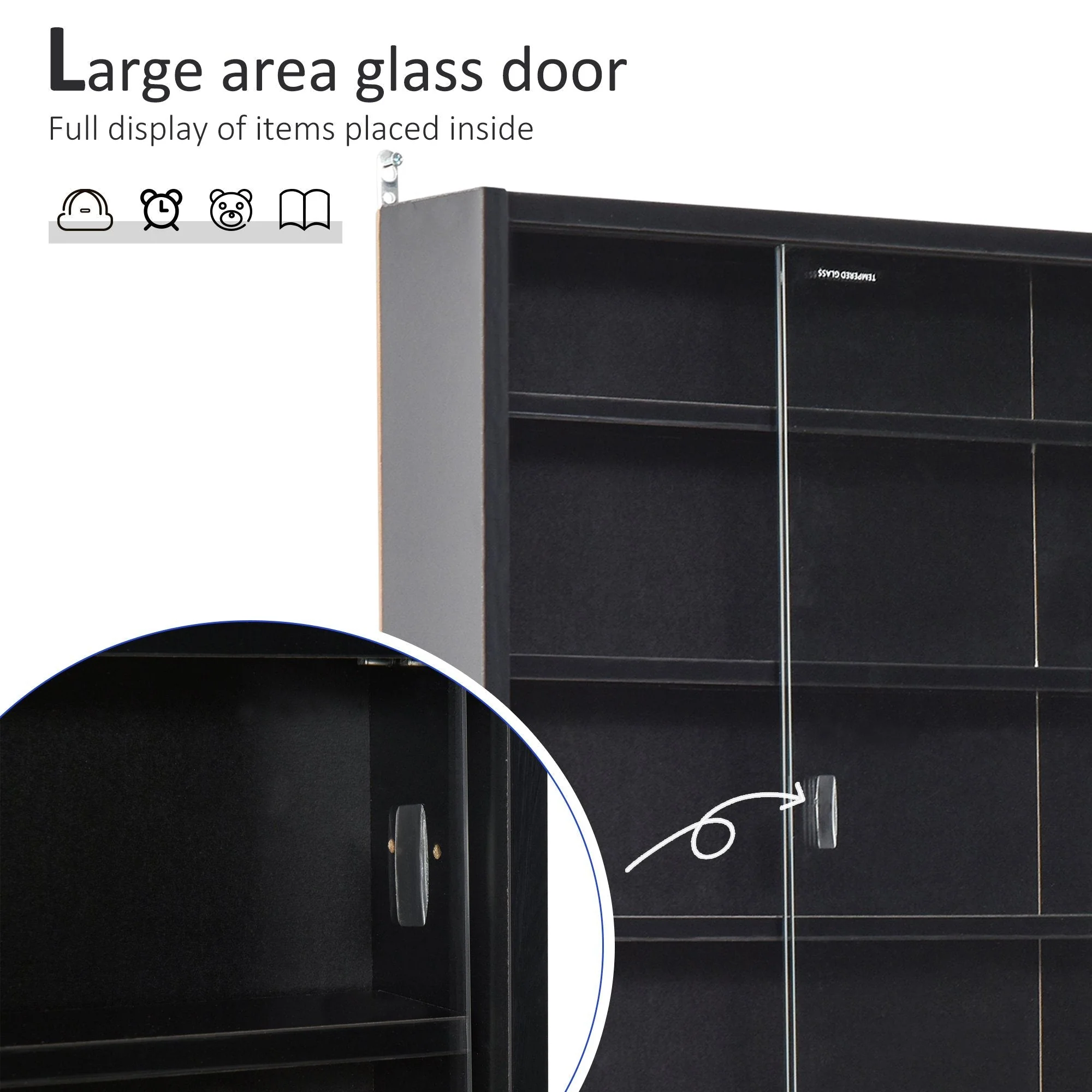 Five-Tier Wall Display Cabinet - Image 6