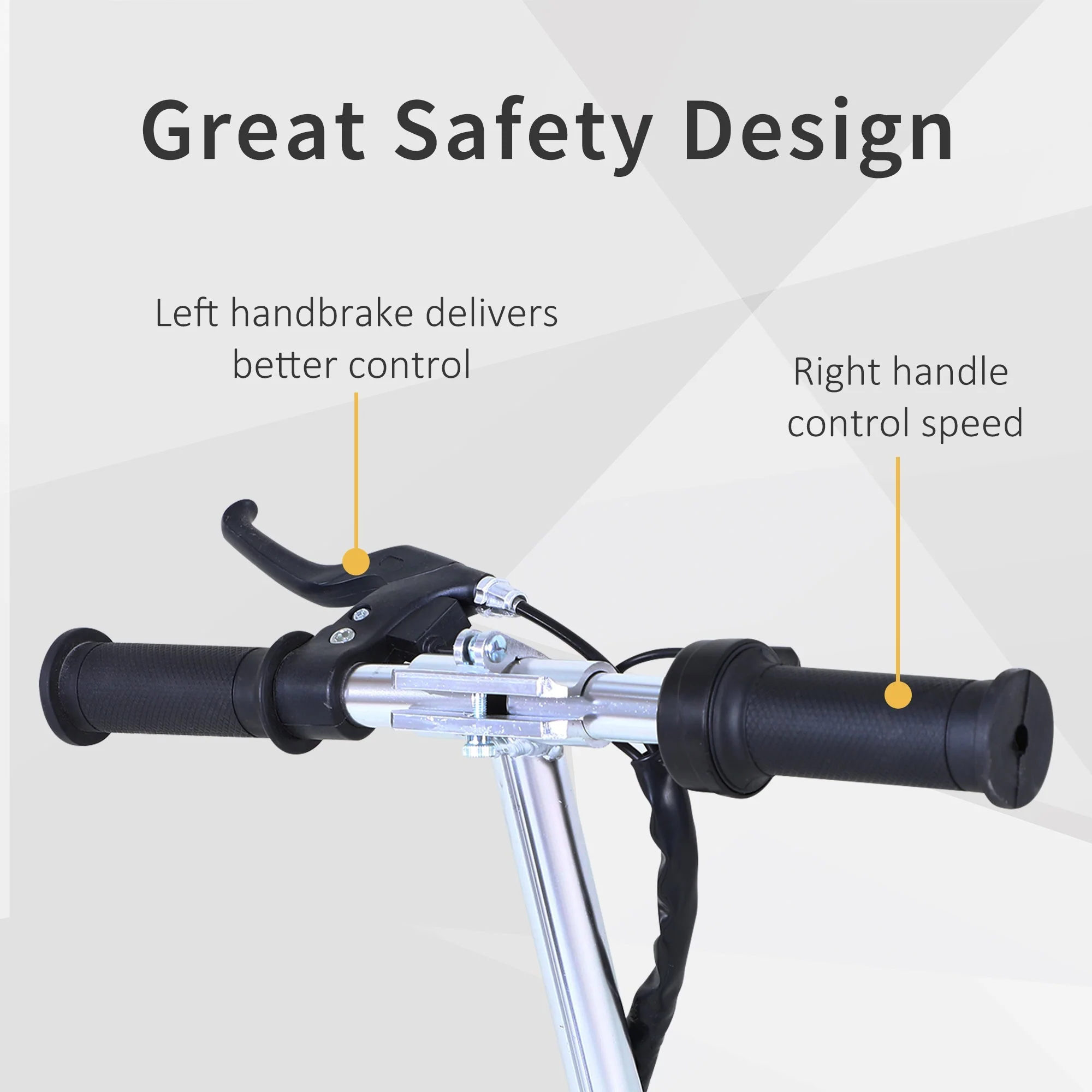 Foldable Electric Scooter for Teens Over 7 years old 12V Battery 120W-Black - Image 4