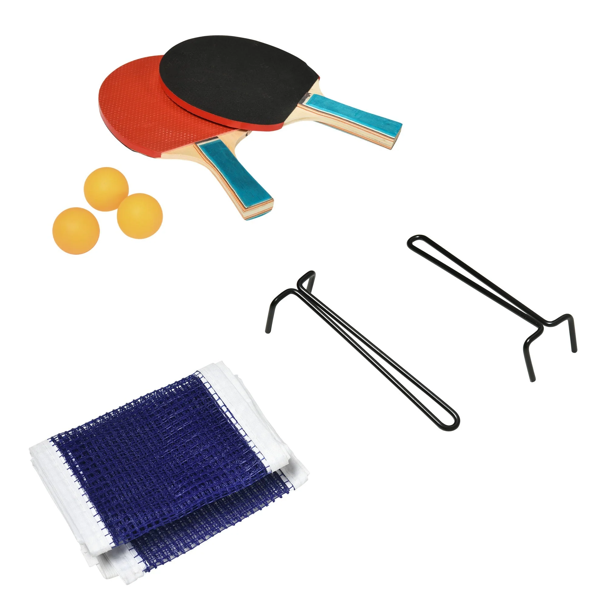 Folding 2.7 x 1.5M Table Tennis Set Green & Black by Sportnow - Image 7