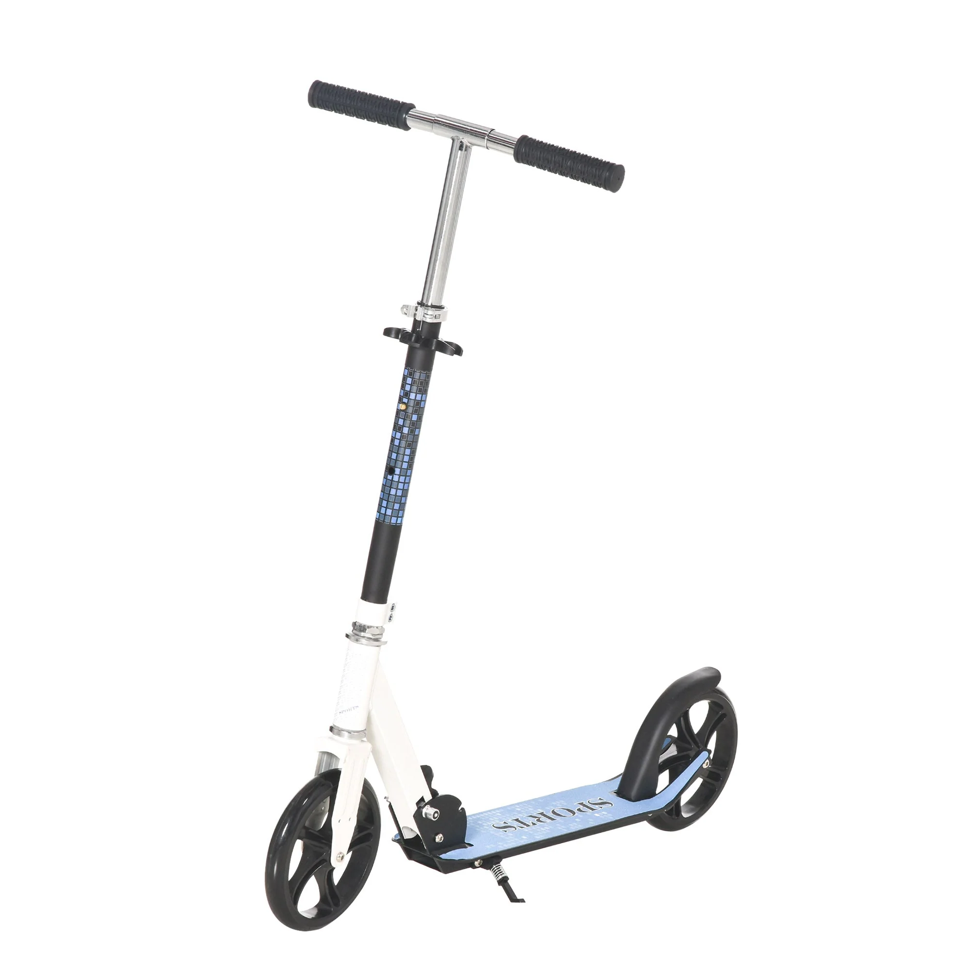 Folding Kids Kick Scooter Ride on Toys-Blue - Image 2