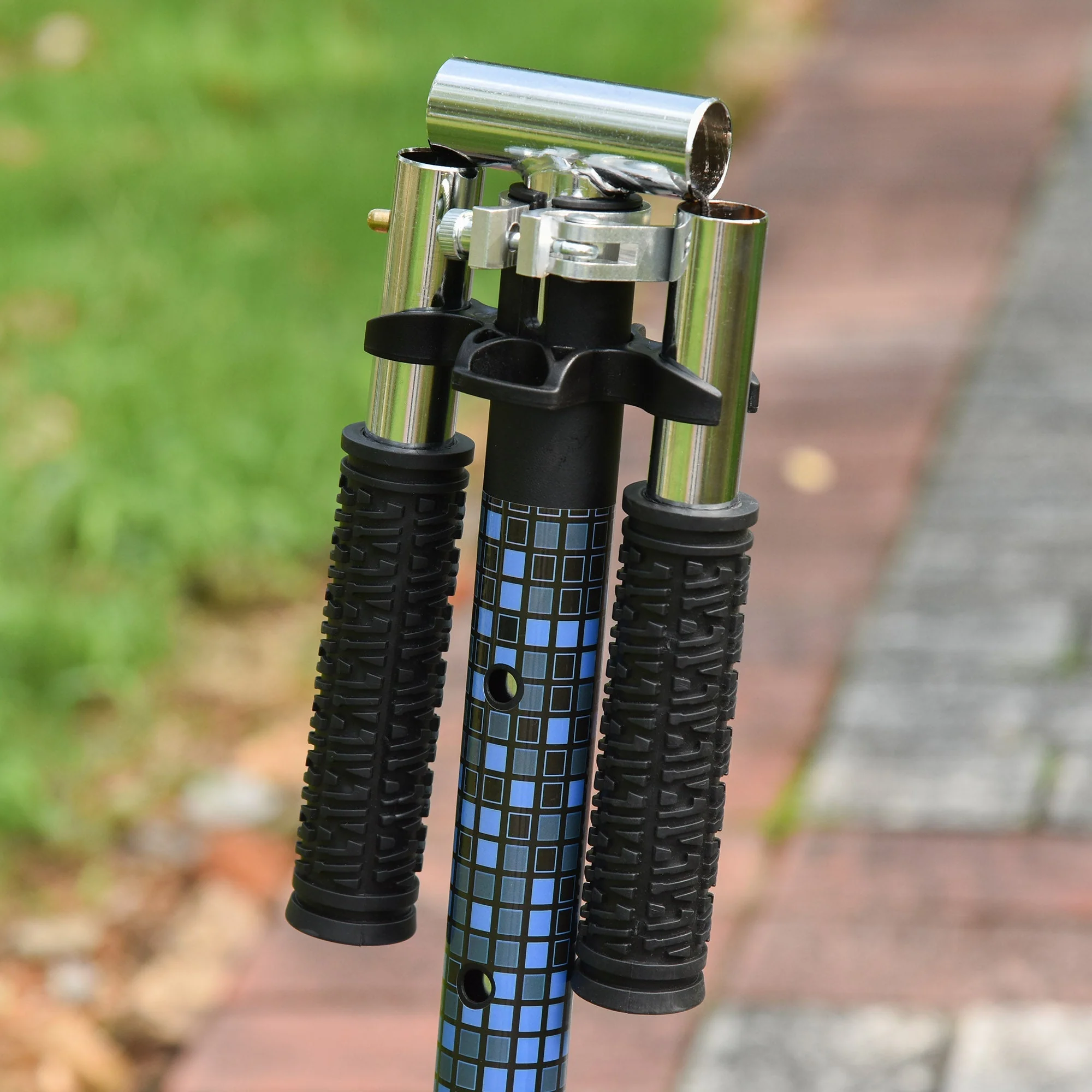 Folding Kids Kick Scooter Ride on Toys-Blue - Image 9