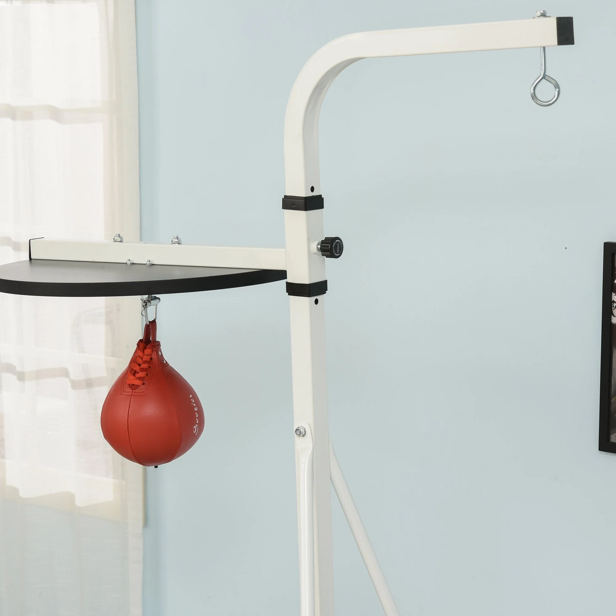 Free-Standing Speed Bag Boxing Platform Punch Bag Fitness Station Stand - Image 7