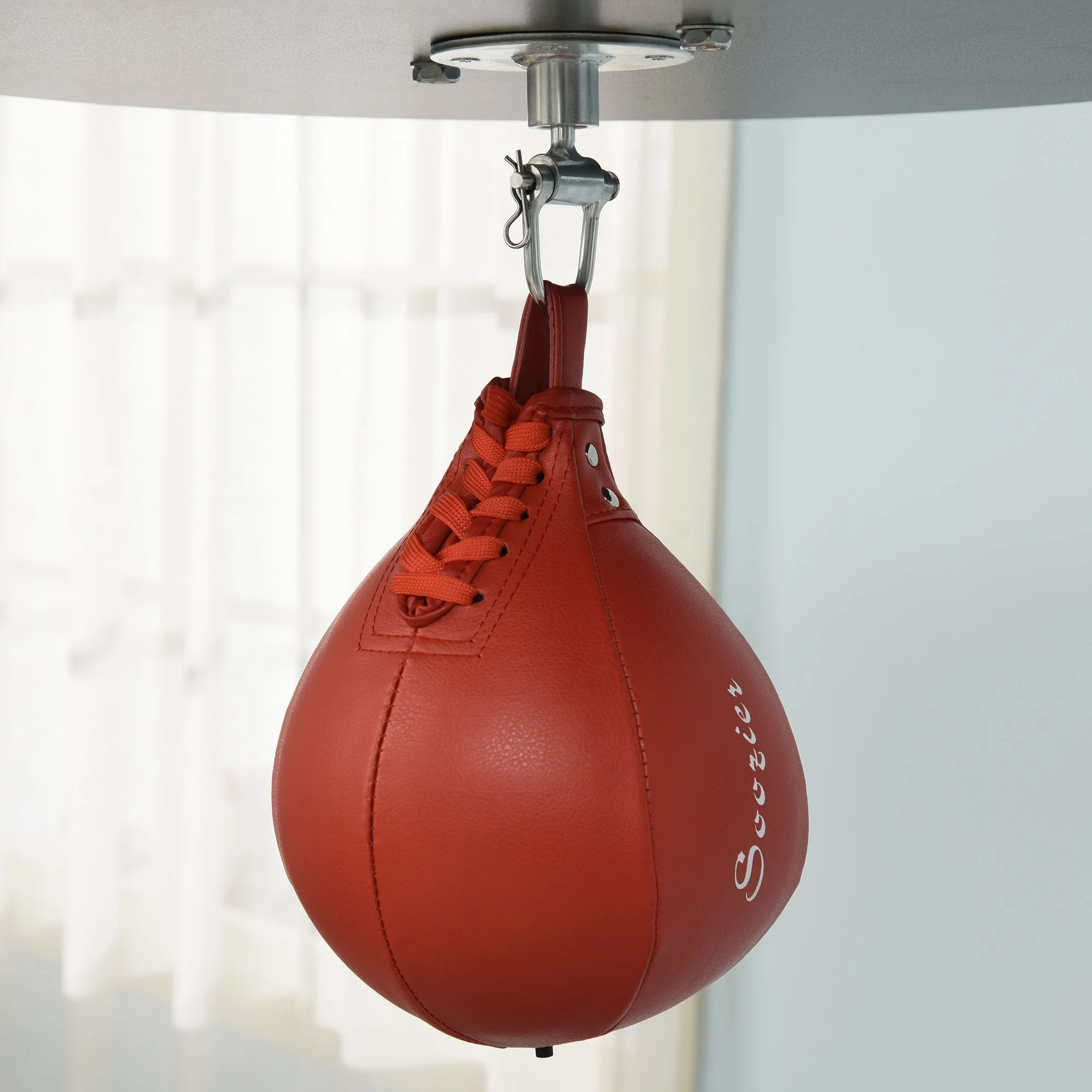 Free-Standing Speed Bag Boxing Platform Punch Bag Fitness Station Stand - Image 8