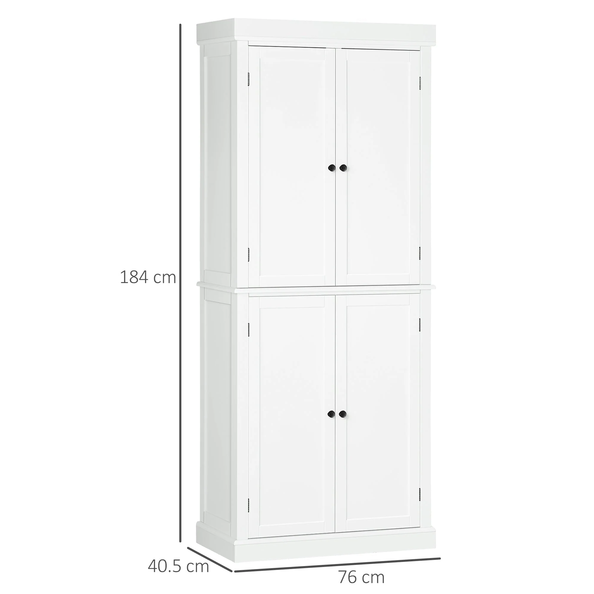 Freestanding Kitchen Cupboard with 4 Doors - Image 3