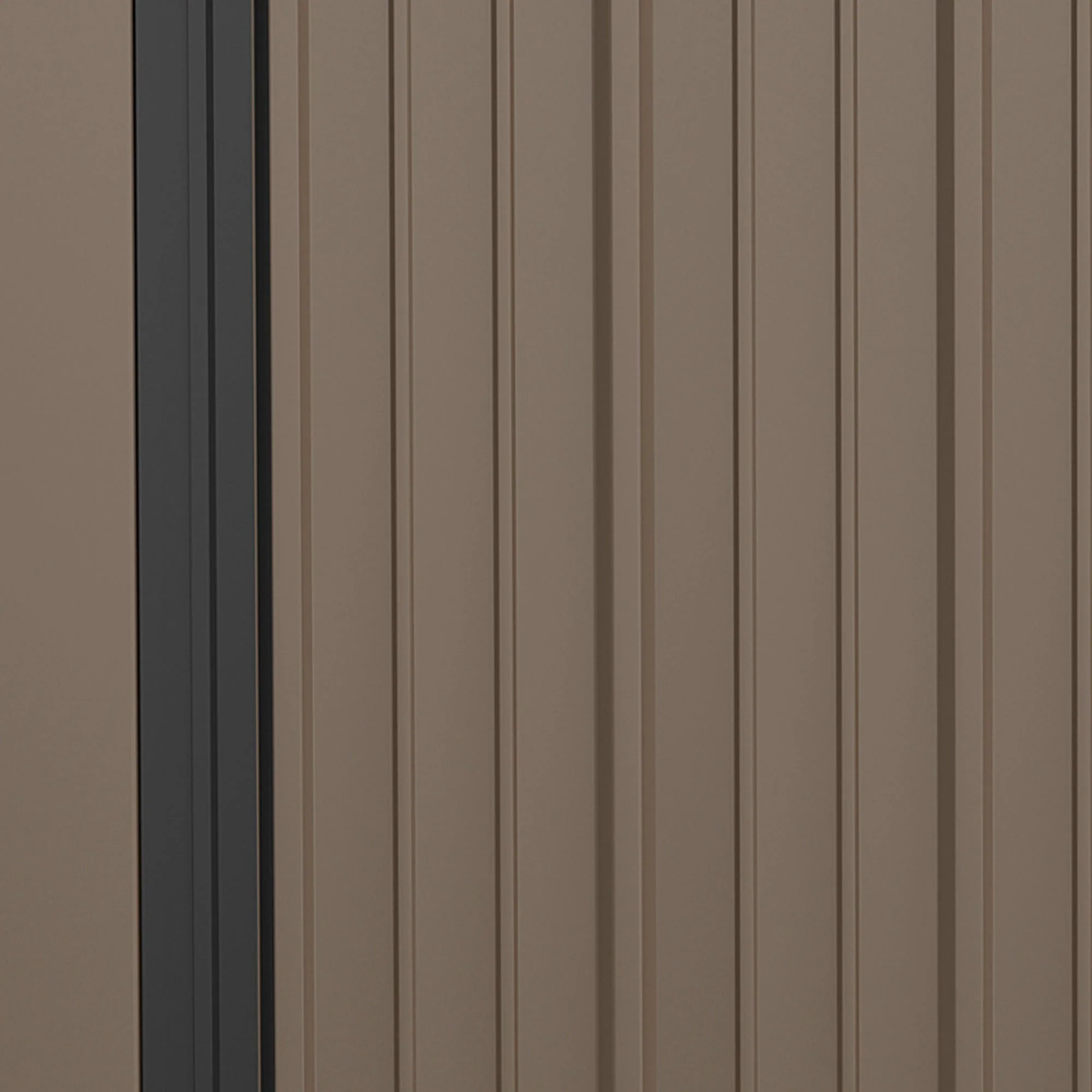 Galvanised 5.3 x 3.1' Single Door Pent Garden Store Steel Brown by Steadfast - Image 7